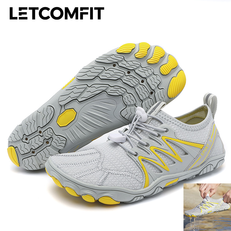 Aquatic Sports Shoes - รองเท้าน้ำแบบ unisex สำหรับผู้ชายและผู้หญิง แห้งเร็ว กันลื่น เหมาะสำหรับเดินป่า
