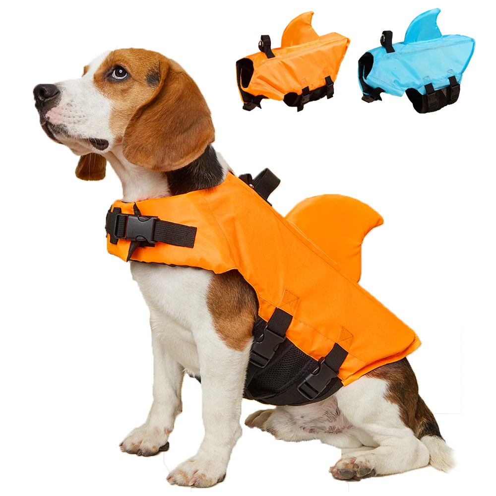 Life Jacket Buoyancy - เสื้อชูชีพสำหรับสุนัขรุ่น Shark Fin ปี 2026 เพิ่มแรงลอยตัวสำหรับสุนัขขนาดเล็ก