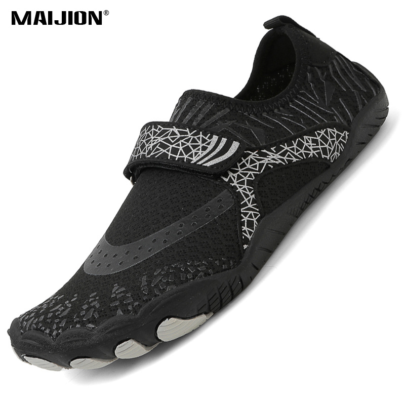 Aquatic Sports Shoes - รองเท้ากีฬาทางน้ำแห้งเร็วสำหรับผู้ชาย รองเท้าผู้หญิงแบบมีสายรัด รองเท้าชายหาดสำหรับกิจกรรมทางน้ำ ระบายอากาศได้ดี กันลื่น เหมาะสำหรับกิจกรรมกลางแจ้ง