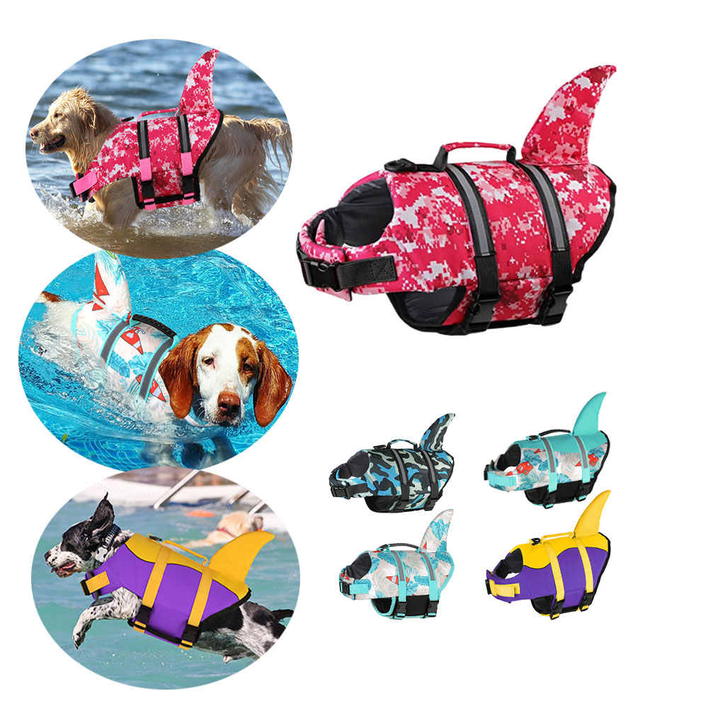 Life Jacket Buoyancy - เสื้อชูชีพสำหรับสุนัขเสื้อชูชีพสำหรับสุนัขเสื้อชูชีพสำหรับว่ายน้ำพายเรือเสื้อชูชีพกู้ภัยชูชีพสำหรับสัตว์เลี้ยงสำหรับแมวและสุนัขตัวใหญ่