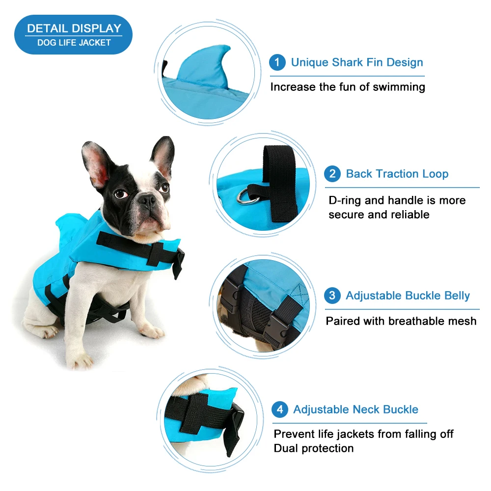 เสื้อชูชีพสำหรับสุนัขรุ่น Shar - Life Jacket Buoyancy บทวิจารณ์และราคา
