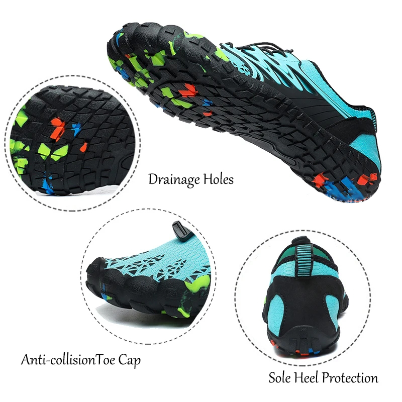 รองเท้าลุยน้ำสำหรับทุกเพศรองเท - Aquatic Sports Shoes บทวิจารณ์และราคา
